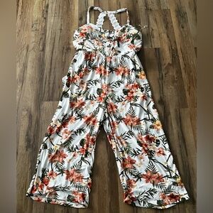 No Boundaries Floral Jumpsuit